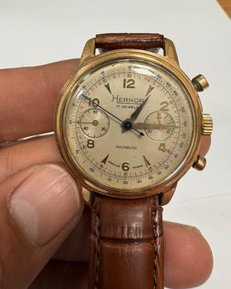 Cronografo Hernor vintage landeron 49