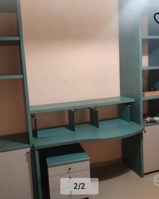 Libreria + scrivanoa + comodino