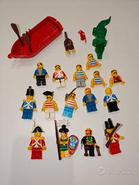 Lotto minifigure Lego pirates & islanders vintage 