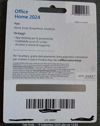 Pacchetto office home