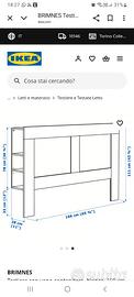 Testiera letto ikea