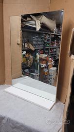 specchiera bagno bianca 