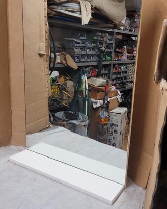 specchiera bagno bianca 