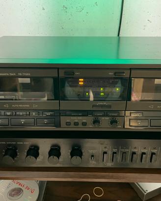 Piastra cassette doppia technics