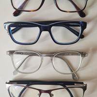 montatura bianca occhiale da sole e da vista 