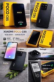 POCO C85 128GB 6GB RAM Nero