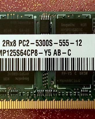 Kit 4GB Scheda memoria ram ddr2 sodimm