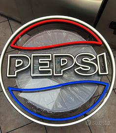 Insegna luminosa pepsi cola vintage