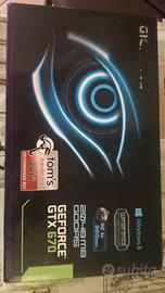 Scheda video GTX 670 2gb ddr5  