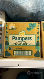 Panolini pampers baby dry taglia 6
