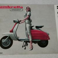 Cartolina Lambretta 125 li 150 li Vintage