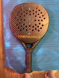 Racchetta padel hispanica aurum 6k carbon plain