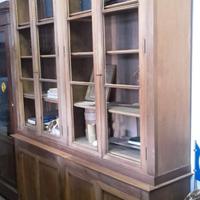 LIBRERIA QUATTRO ANTE DELLA META' 800 IN NOCE