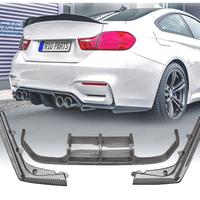 DIFFUSORE BMW F80 F82 F83 LOOK M4 CARBONIO DOPPIA