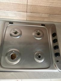 Piano cottura Indesit gas 4 fuochi
