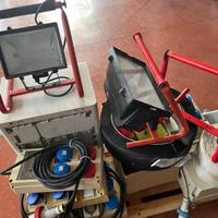 Blocco faretti e quadri elettrici