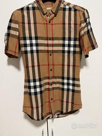 Camicia Burberry taglia XS maniche corte
