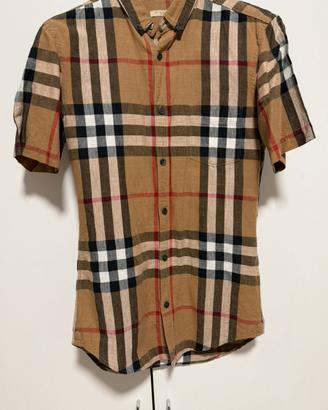 Camicia Burberry taglia XS maniche corte