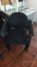 20 sedie impilabili per ufficio