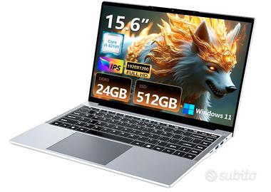 PC Portatile Notebook Core I5 24GB RAM 512GB SSD