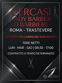 Lady barber o barbiere