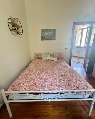 Letto matrimoniale materasso ortopedico140x200 cm