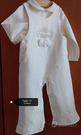 salopette chicco taglia  12 mesi