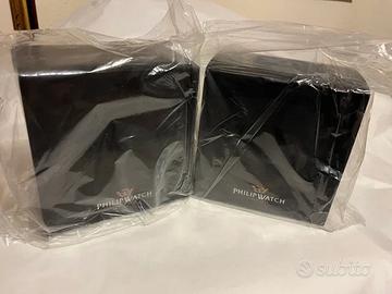 SCATOLA CUSTODIA BOX PER OROLOGIO PHILIP WATCH,NEW