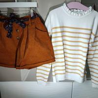 maglione e shorts abbinati okaidi 12 anni