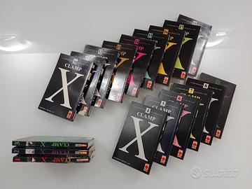 Manga Fumetto Clamp X dal 4 al 18 prima edizione