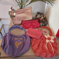 Lotto borsette per bambina abbigliamento moda