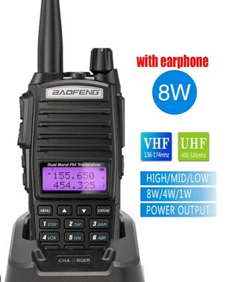 Ricetrasmettitore radio baofeng UVB-82 walkie talk