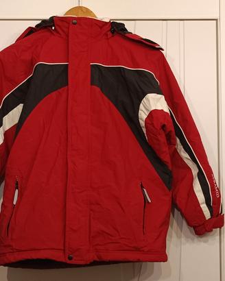 giacca sci rossa 12 anni