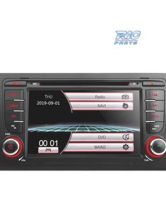 NAVIGATORE RADIO 7" PER AUDI A4 B6 B7 00-07 USB G