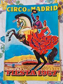 brochure deplian circo di Madrid 1967 circense