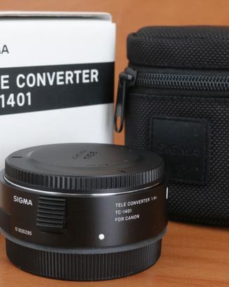 Sigma Tele converter  1.4X TC-1401 per Canon EF