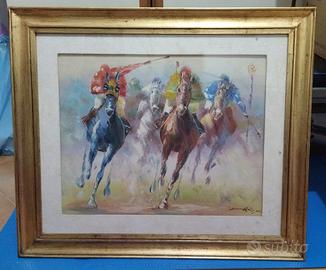 Dipinto su tela incorniciato