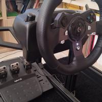 Volante Logitech G920 + pedaliera per Xbox/PC