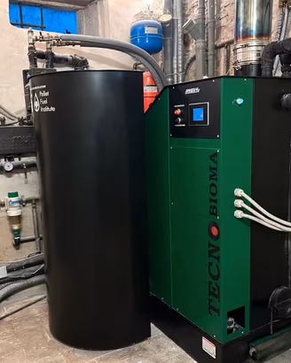 Caldaia a pellet 34kW alta efficienza
