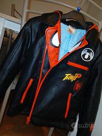 giubbotto in pelle disney spiderman 5-6 anni