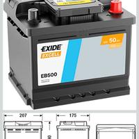 batterie auto  EXIDE  varie capacità e modelli