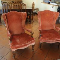 Coppia di poltrone Bergere