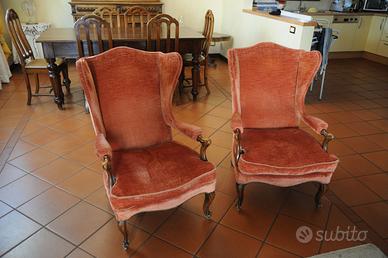 Coppia di poltrone Bergere