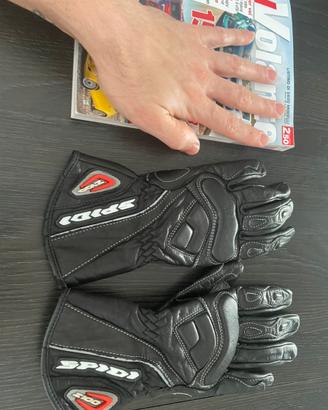 Guanti moto spidi tg.8 M neri donna