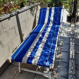 LETTINO MARE PIEGHEVOLE IN LEGNO VINTAGE