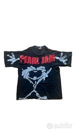 t-shirt pearl jam logo eddie wedder