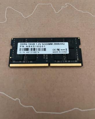 Memoria DDR 4 da 16 Gb 2666