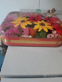 Scatola di latta Alemagna vintage