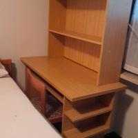 SCRIVANIA LIBRERIA CON SEDIA PORTA PC