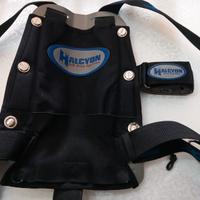 Schienalino accessoriato Halcyon in alluminio